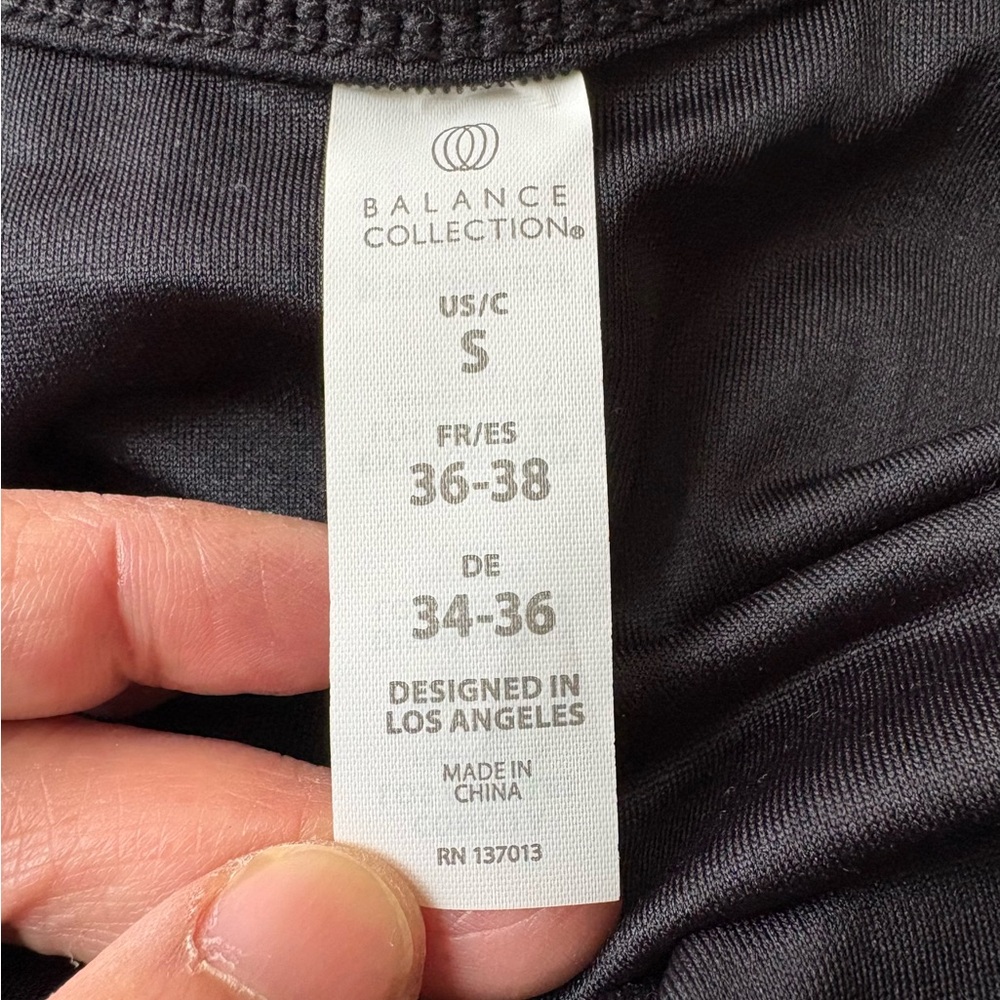 NWT Balance Collection Women’s Peri Black Athletic Active Tennis Dress Small S - Picture 3 of 9